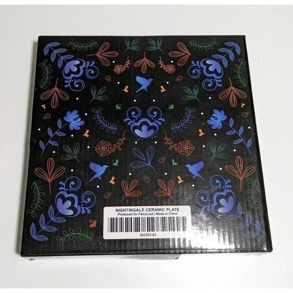 Fairyloot Bear and the Nightingale Winternight Katherine Arden Ceramic Plate NEW - Picture 4 of 5